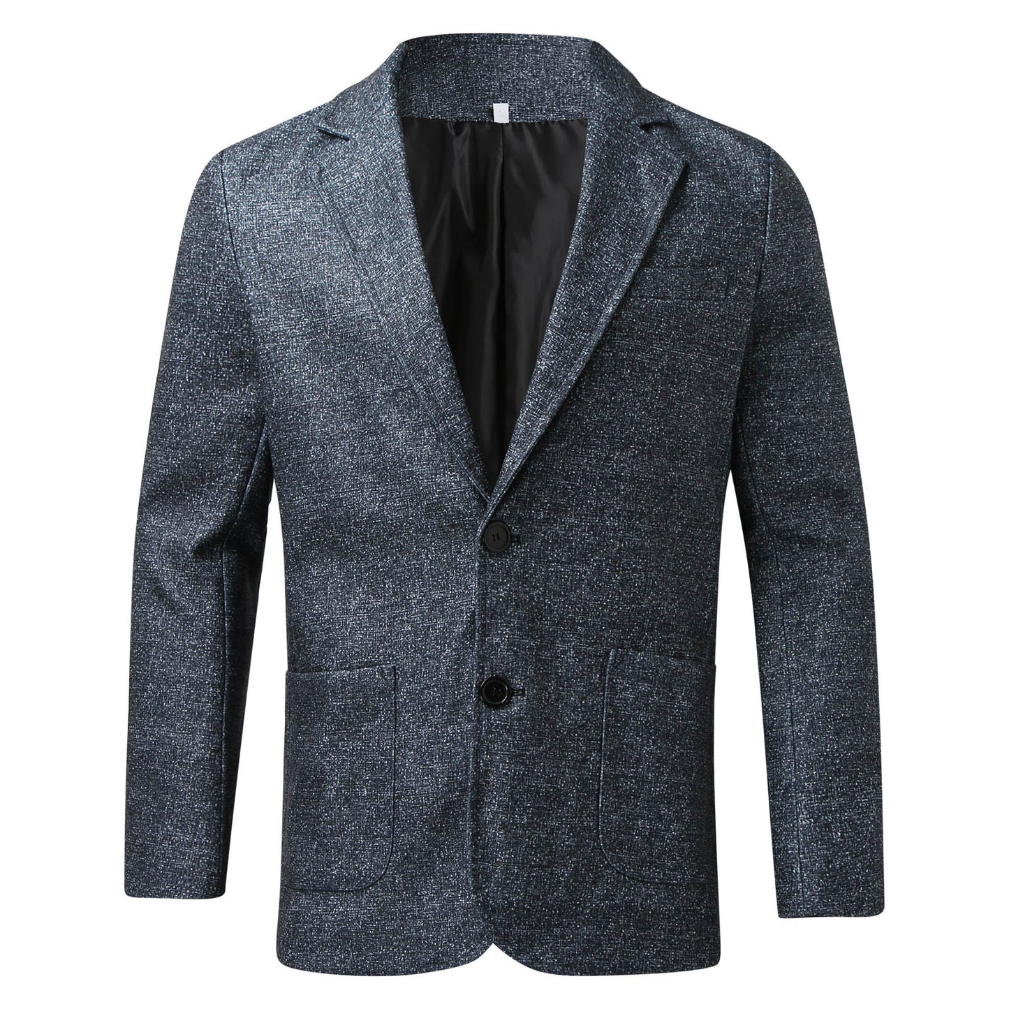 Men's Plaid Lapel Long Sleeve Suit Coat Men's Business Suit