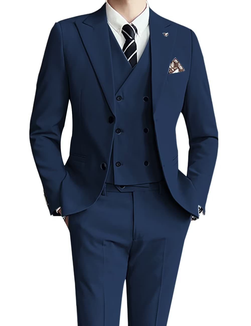 Three-piece Men's Suit Slim Fit Suit