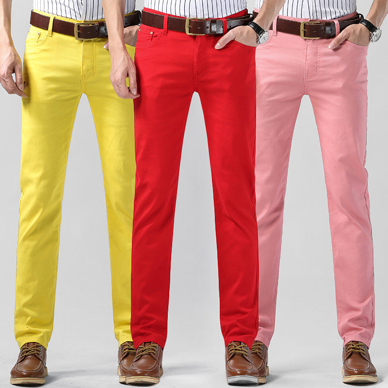 Men's Slim Fit Straight All-matching Stretch Casual Pants